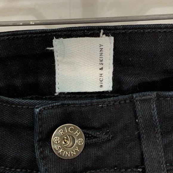 Rich & Skinny Brand Black Jeans - Picture 7 of 8